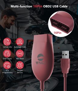 The VNCI J2534 nano diagnostic tool is compatible with most J2534 software and ELM327 software