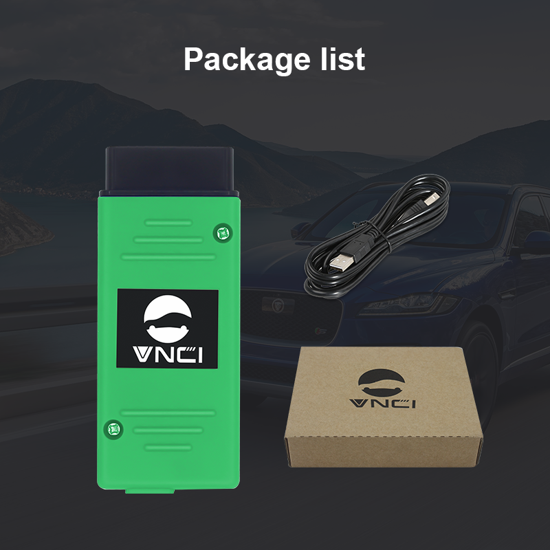 VNCI JLR DoIP diagnostic scanner for Jaguar Land Rover, compatible with origianl software driver