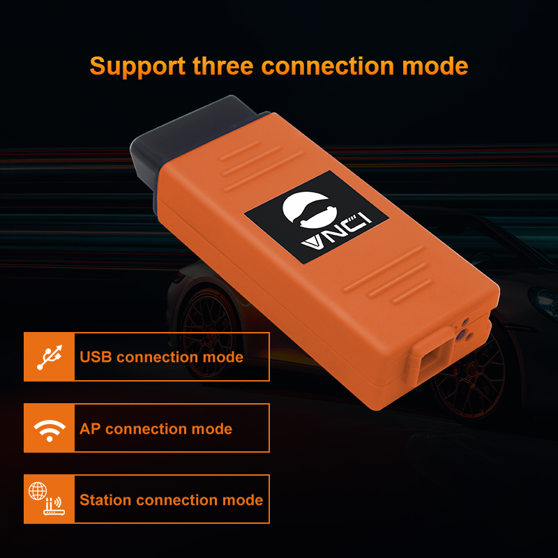 VNCI PT3G Porsche diagnostic interface, Compatible with PIWIS software drivers, Plug and play